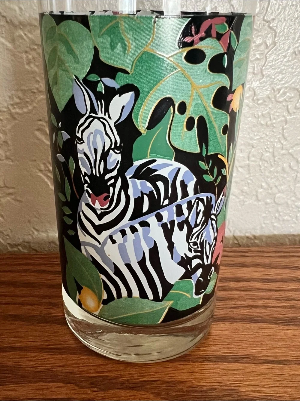 Rare Vintage 12 Oz Rain Forest Highball Glasses By: Vitromaster